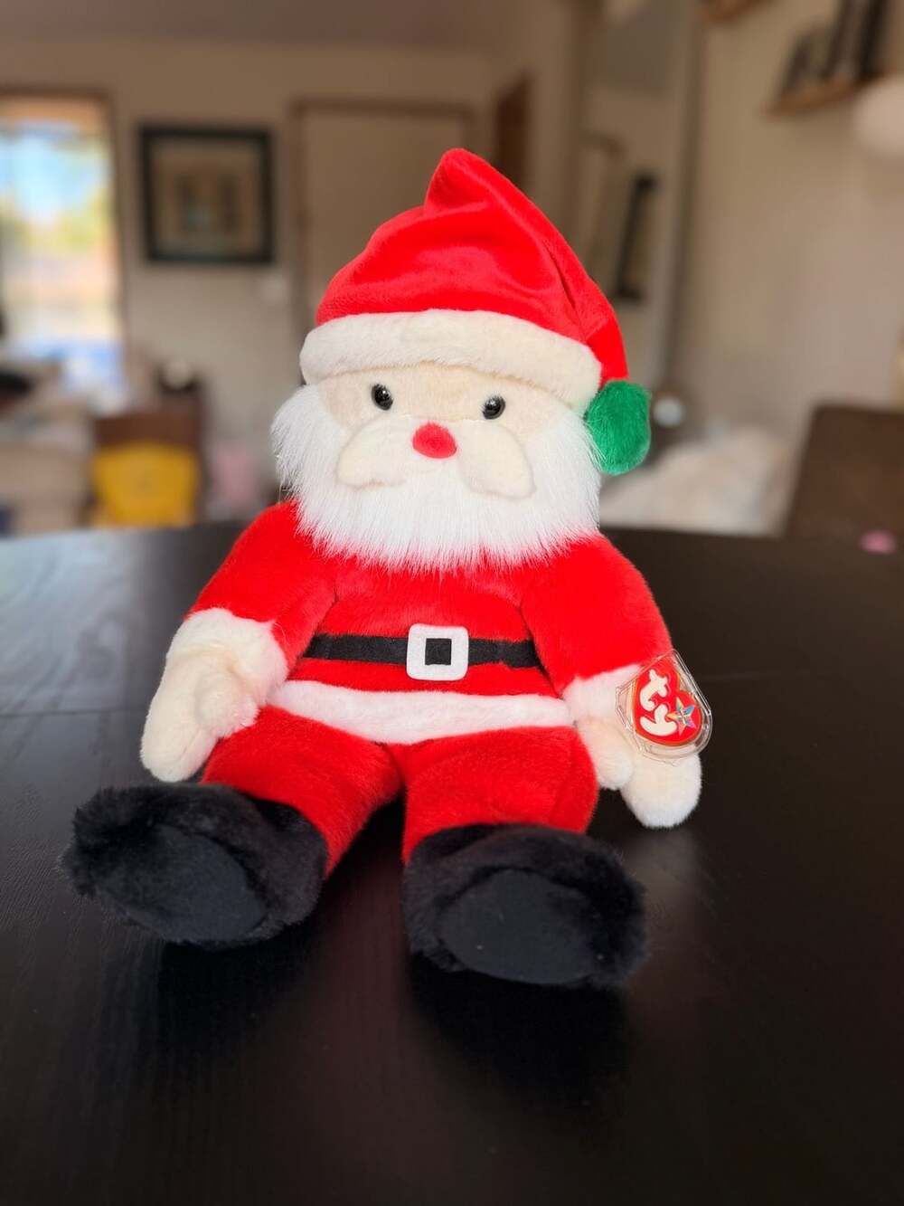 Ty Beanie Buddy Santa Claus Holiday Plush Stuffed Animal with Tag